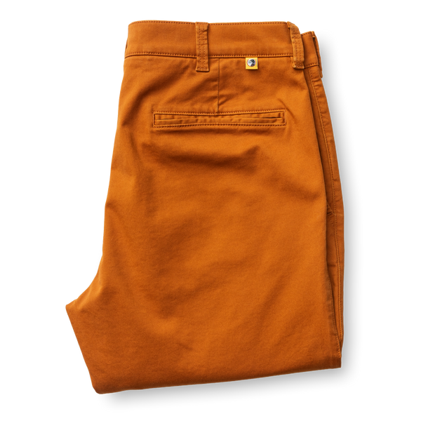 Classic Fit Gold School Chino - Spiced Almond