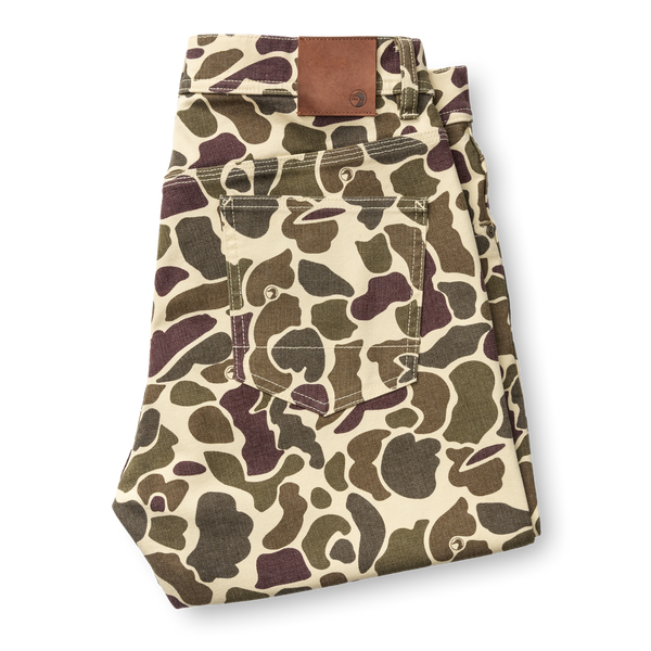 Field Canvas Five-Pocket - Sandrift Khaki Camo
