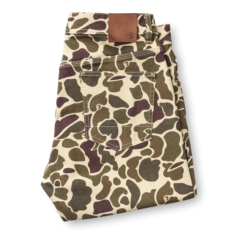 Field Canvas Five-Pocket - Sandrift Khaki Camo