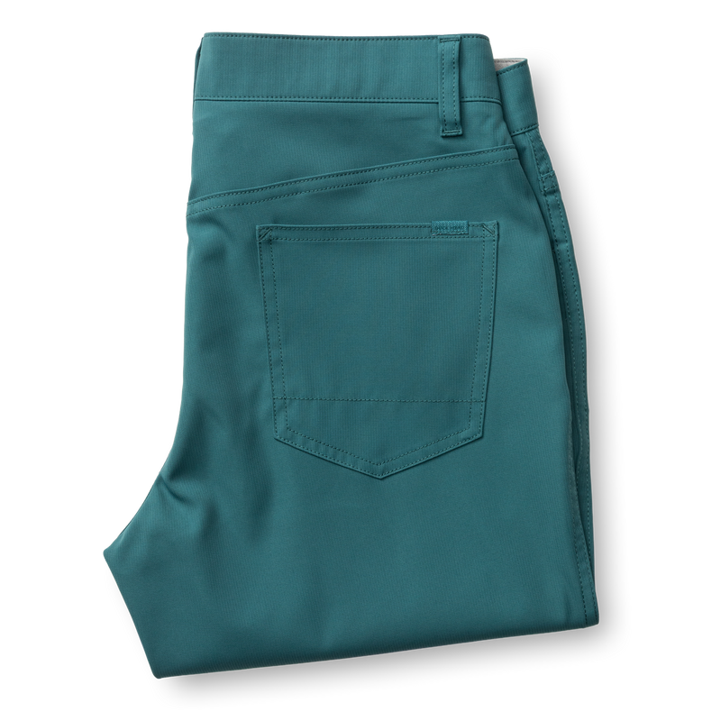 Long Drive Performance Five-Pocket - Midnight Teal