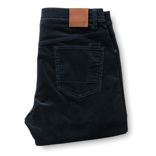 Holston Corduroy Five-Pocket - Carbon Navy