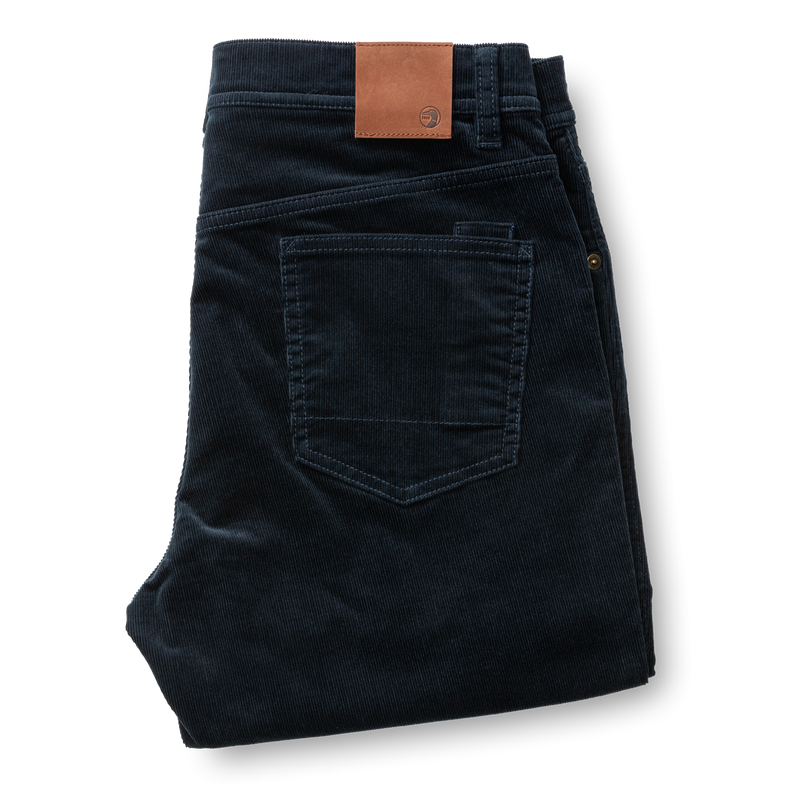 Holston Corduroy Five-Pocket - Carbon Navy