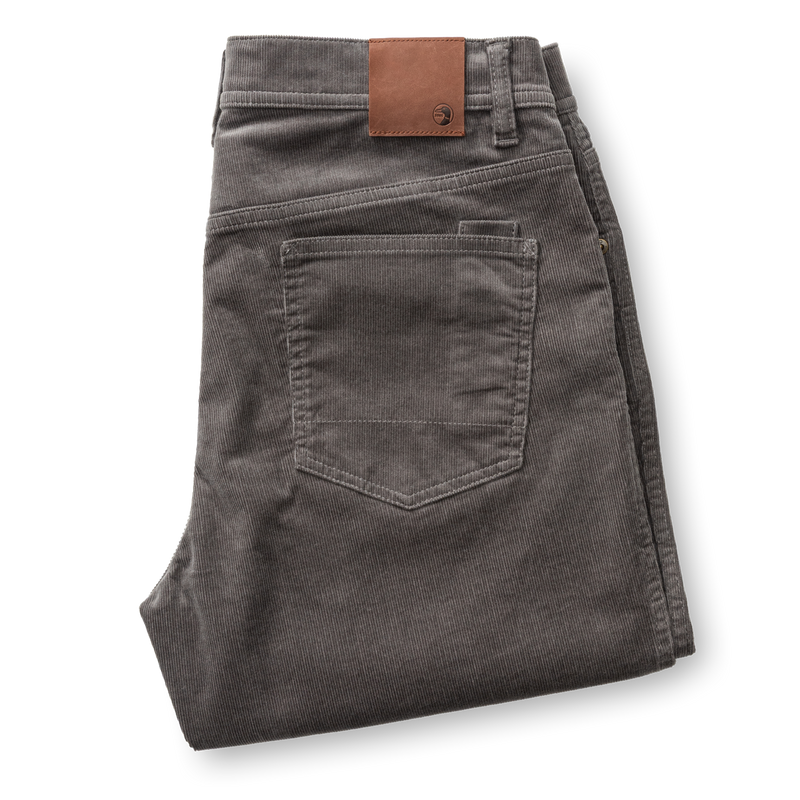 Holston Corduroy Five-Pocket - Fossil Gray