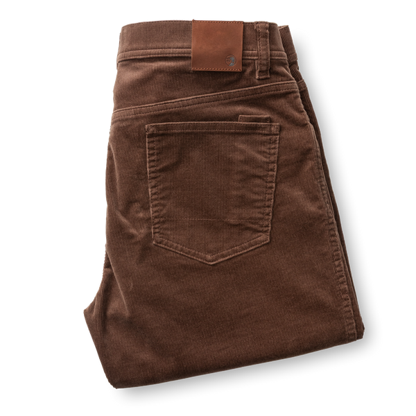 Holston Corduroy Five-Pocket - Espresso Brown
