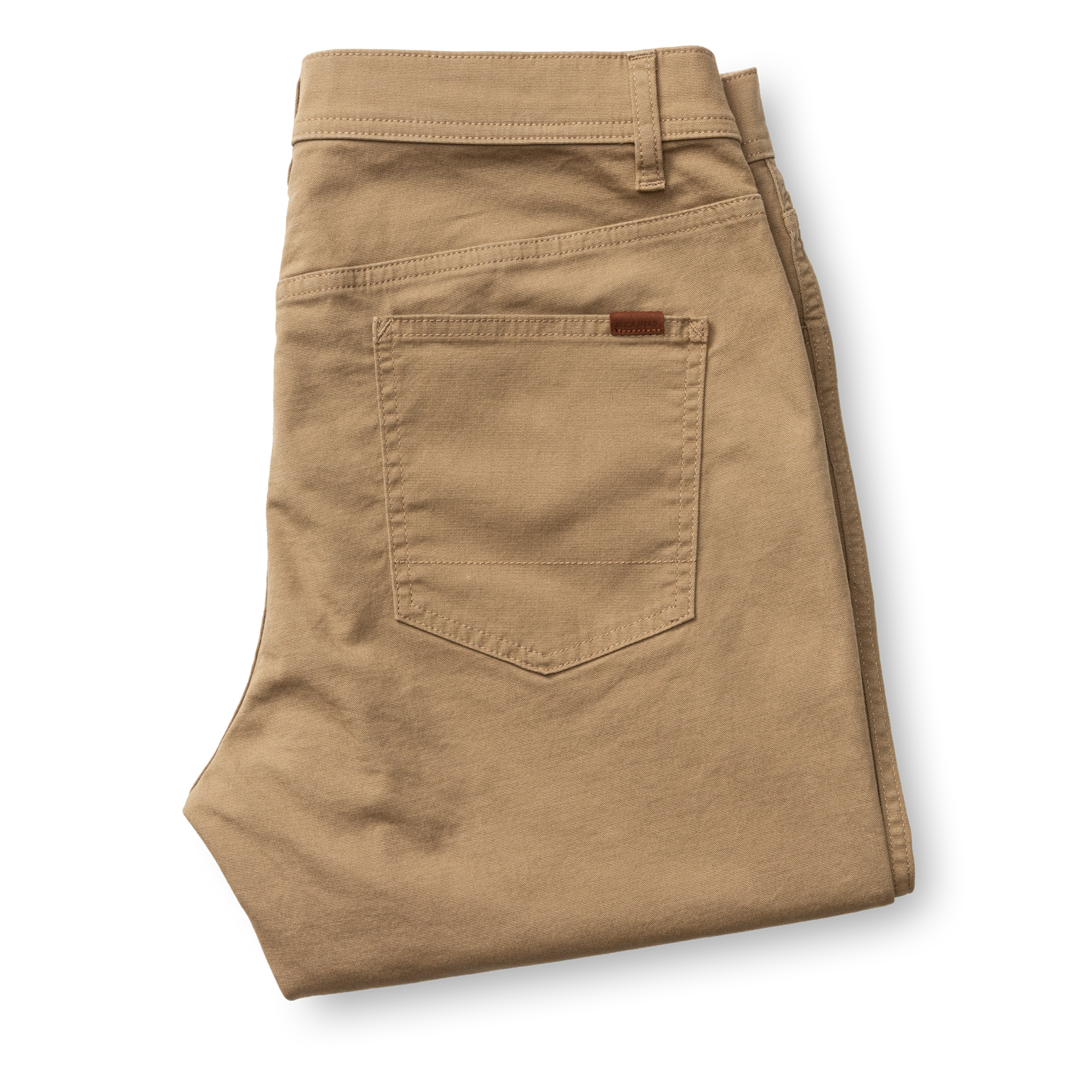 Classic Fit Pinpoint Canvas Five-Pocket - Claystone