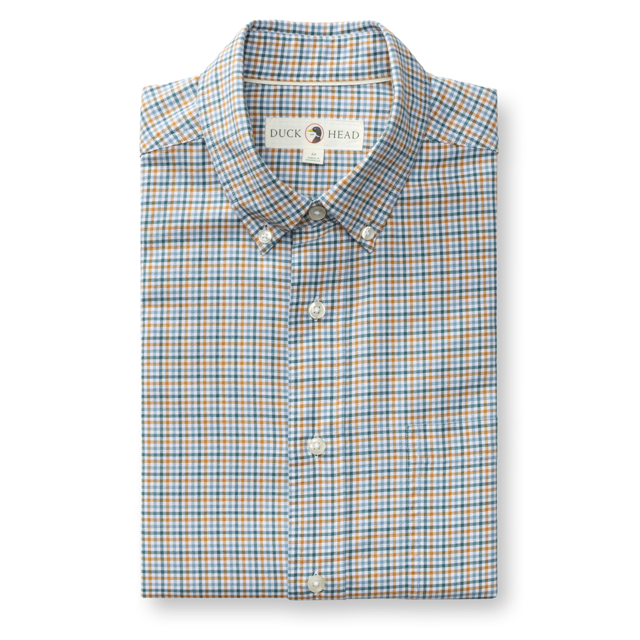 Cotton Oxford Sport Shirt - Holling Plaid - Amberwood