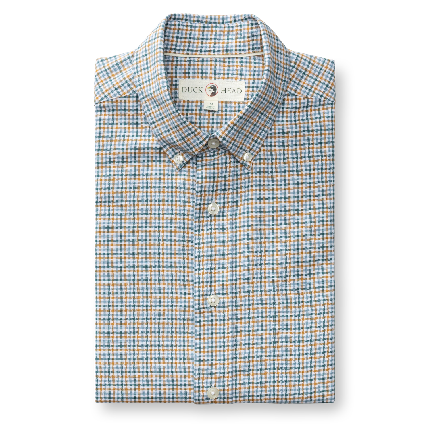 Cotton Oxford Sport Shirt - Holling Plaid - Amberwood