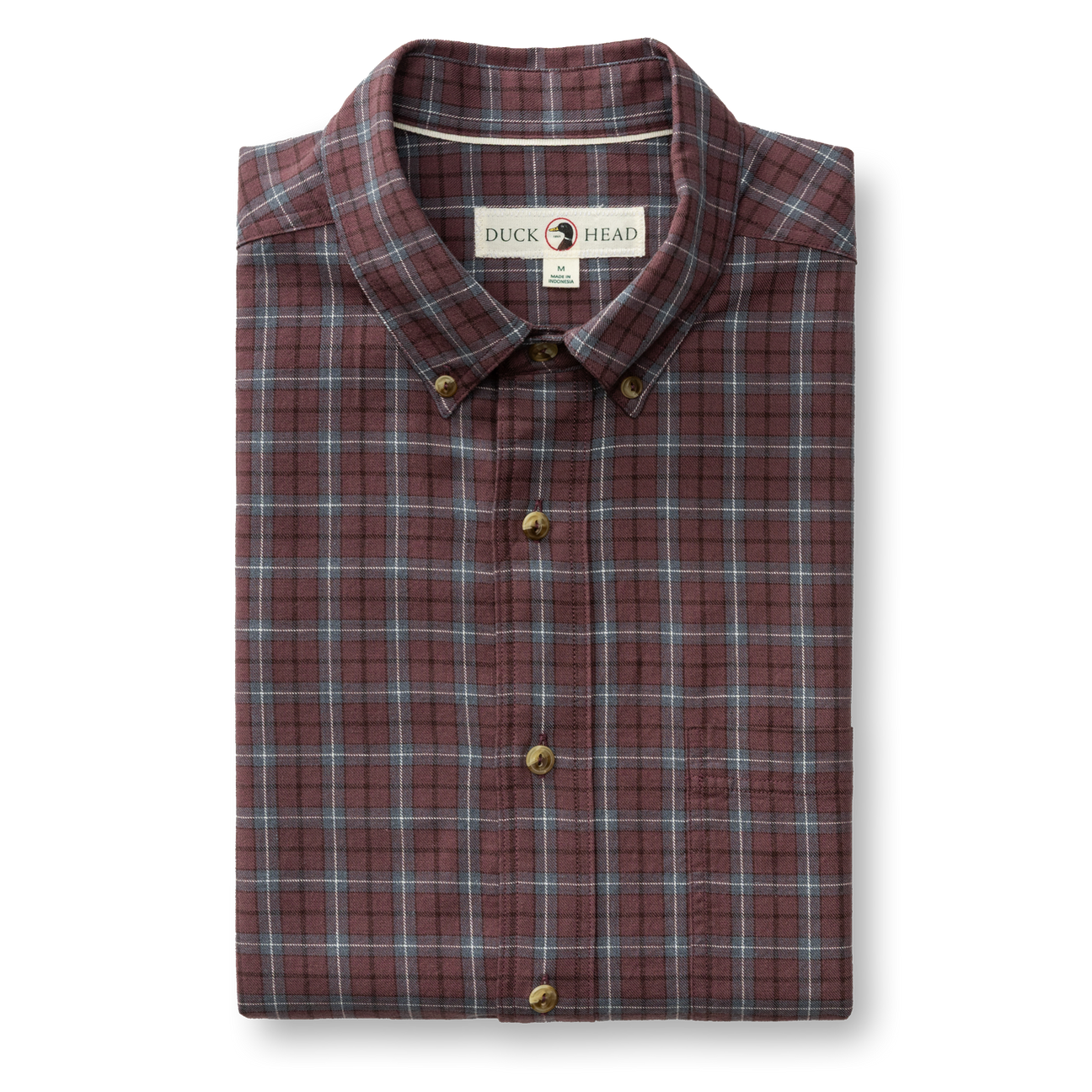 Cotton Wool Sport Shirt - Mercer Plaid - Huckleberry