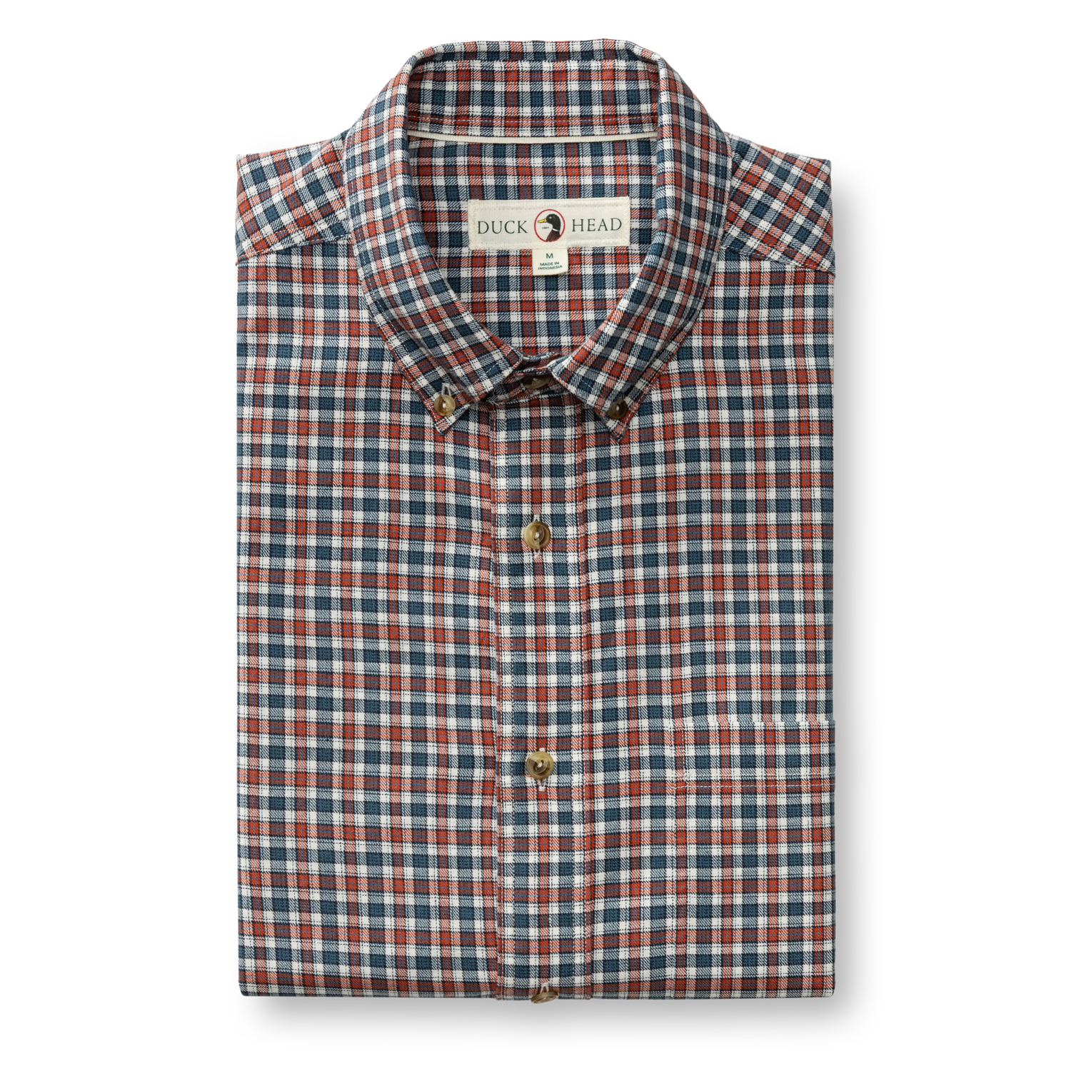Cotton Wool Sport Shirt - Caldor Plaid - Stormy Teal