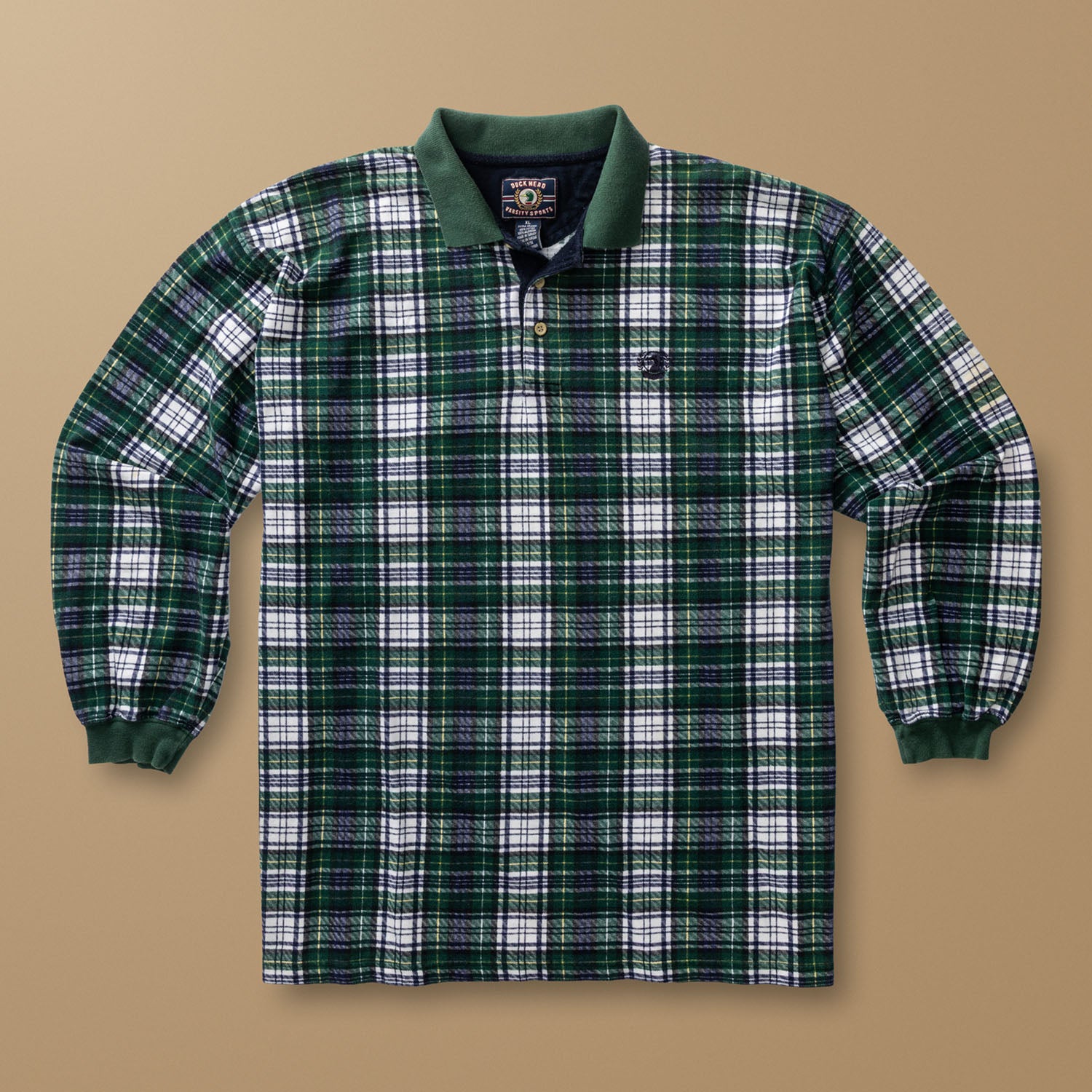 Tartan Plaid Polo XL - Duck Head Vintage