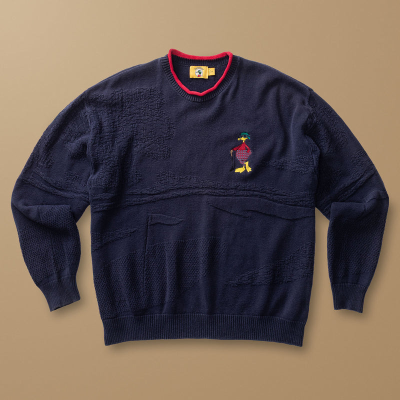 Golf Intarsia Rollneck Sweater L - Duck Head Vintage