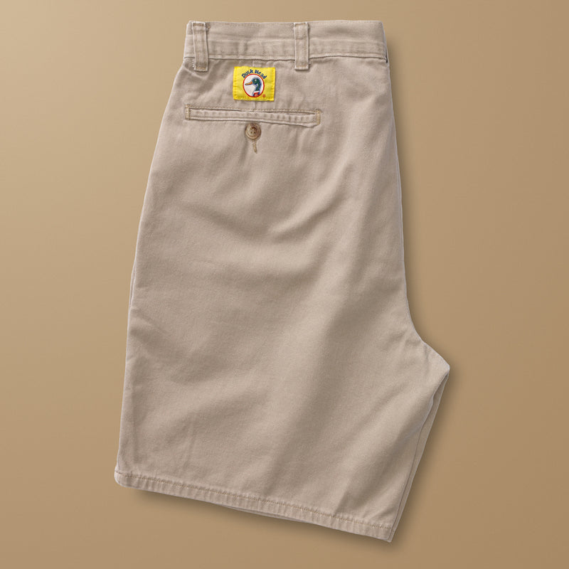 Double Pleated Khaki Chino Short 36W - Duck Head Vintage