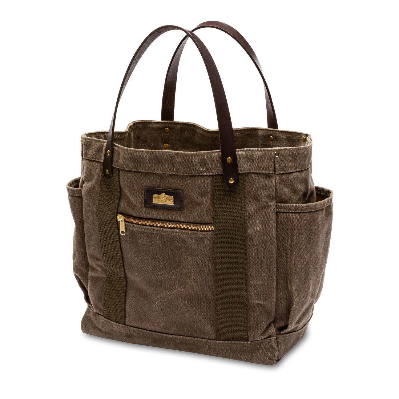 Waxed Canvas Tote - Field Brown