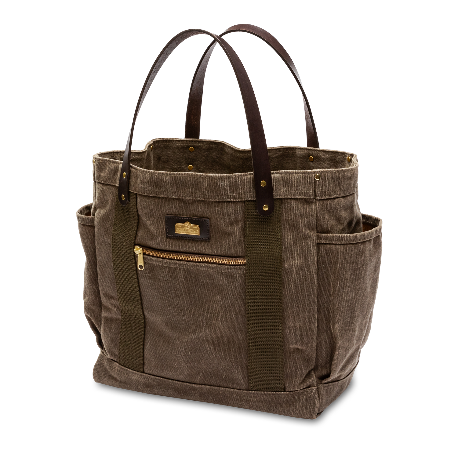 Waxed Canvas Tote - Field Brown