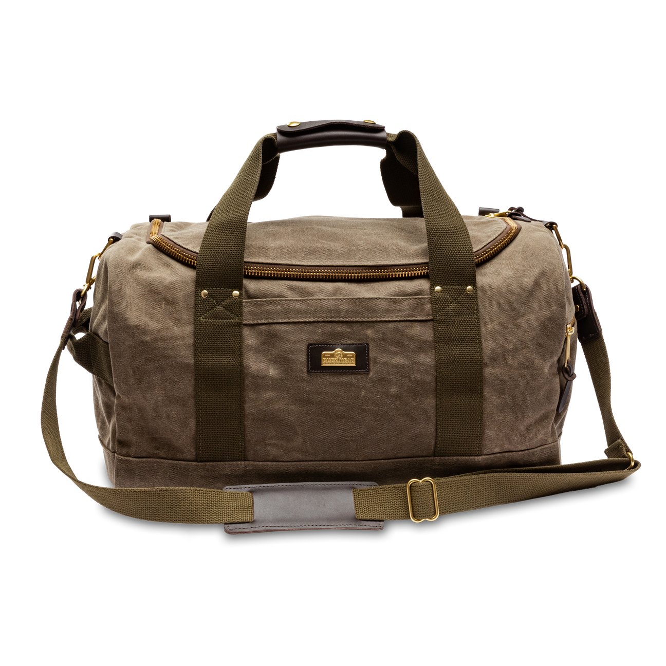 Waxed Canvas Overnighter Bag - Field Brown