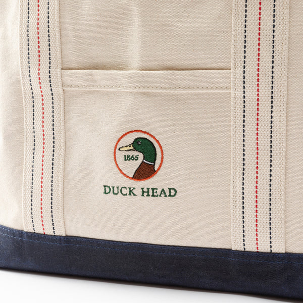 Canvas Logo Beach Tote