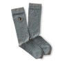 Striped Logo Sock - Varsity Grey