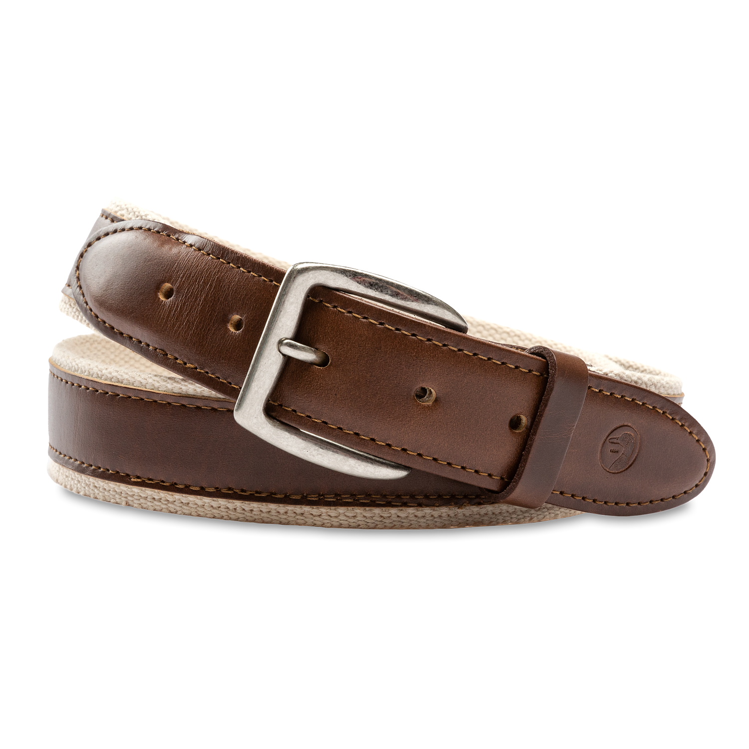 Leather Trim Webbed Belt – Duck Head
