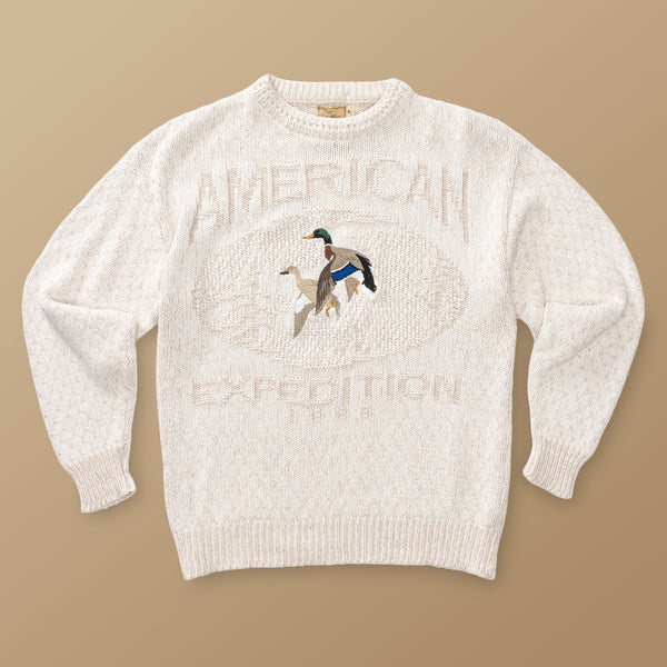 Duck Head Expedition Intarsia Mallard Sweater M - Duck Head Vintage