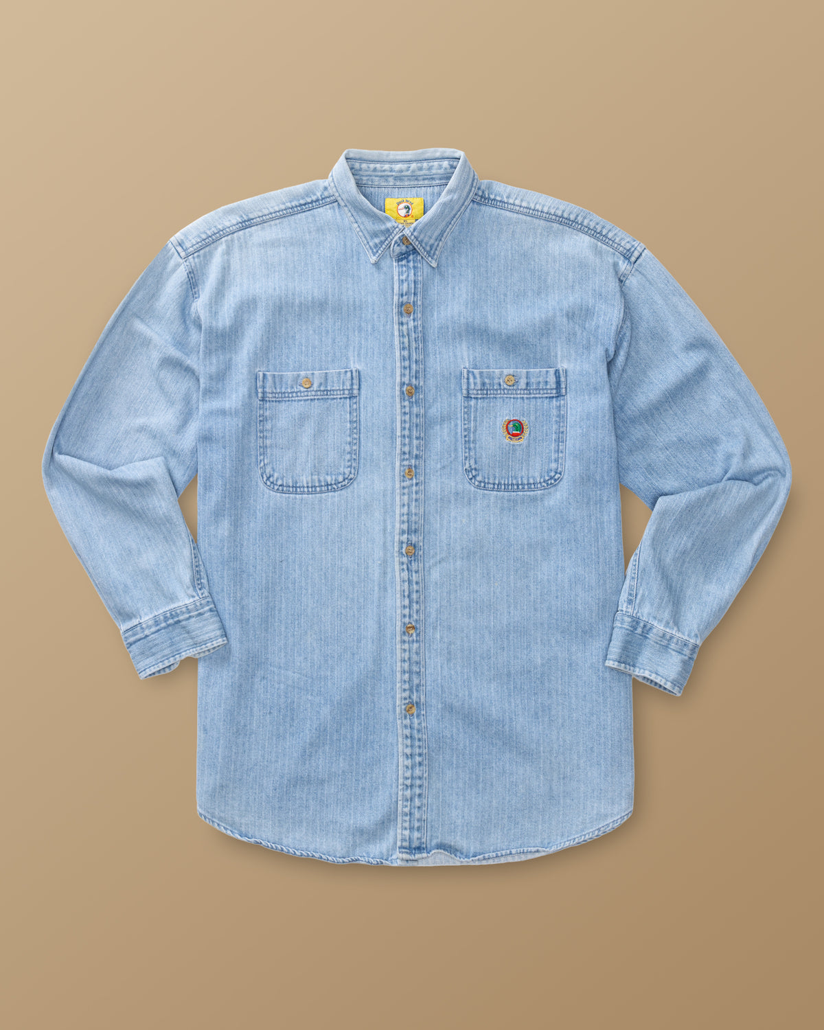 Light Wash Denim Sport Shirt XL - Duck Head Vintage