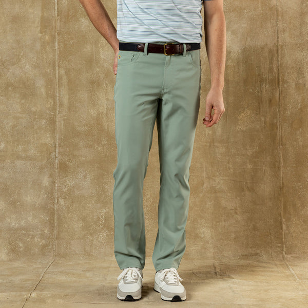 Long Drive Performance Five-Pocket - Spring Olive