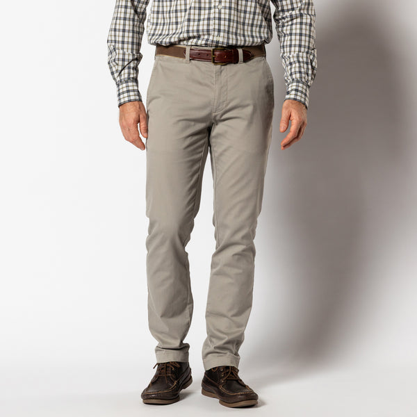 Slim Fit Gold School Chino - Placid Grey