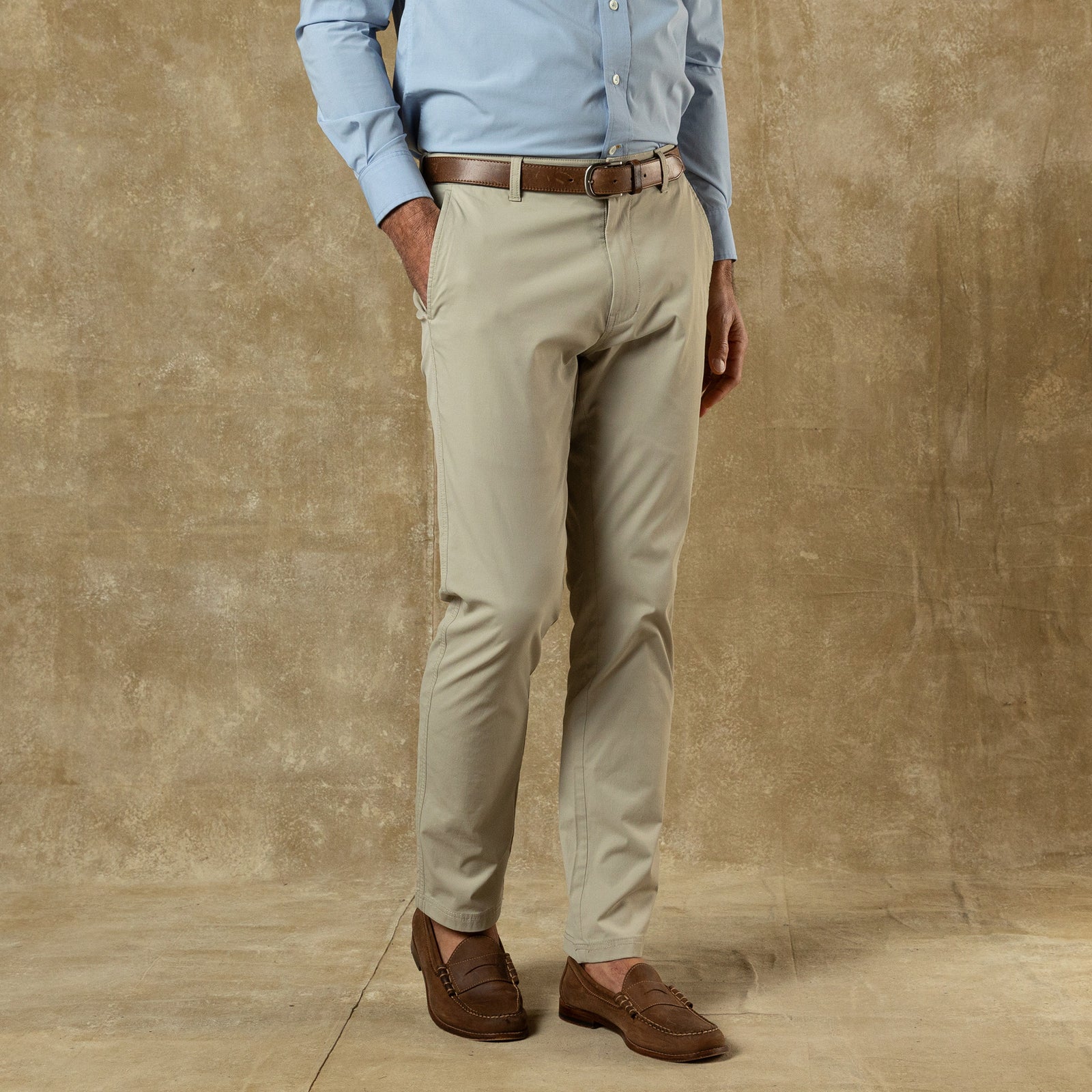 Slim Fit Gold School Chino - Khaki Slim Fit Gold School Chino - Khaki