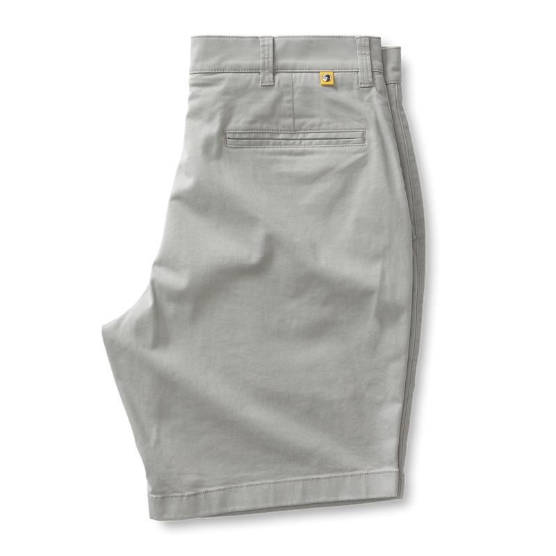 9" Gold School Chino Short - Limestone Grey
