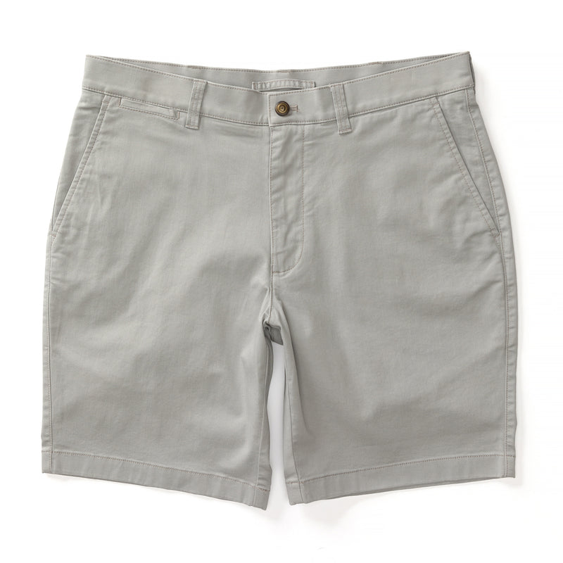 9" Gold School Chino Short - Limestone Grey