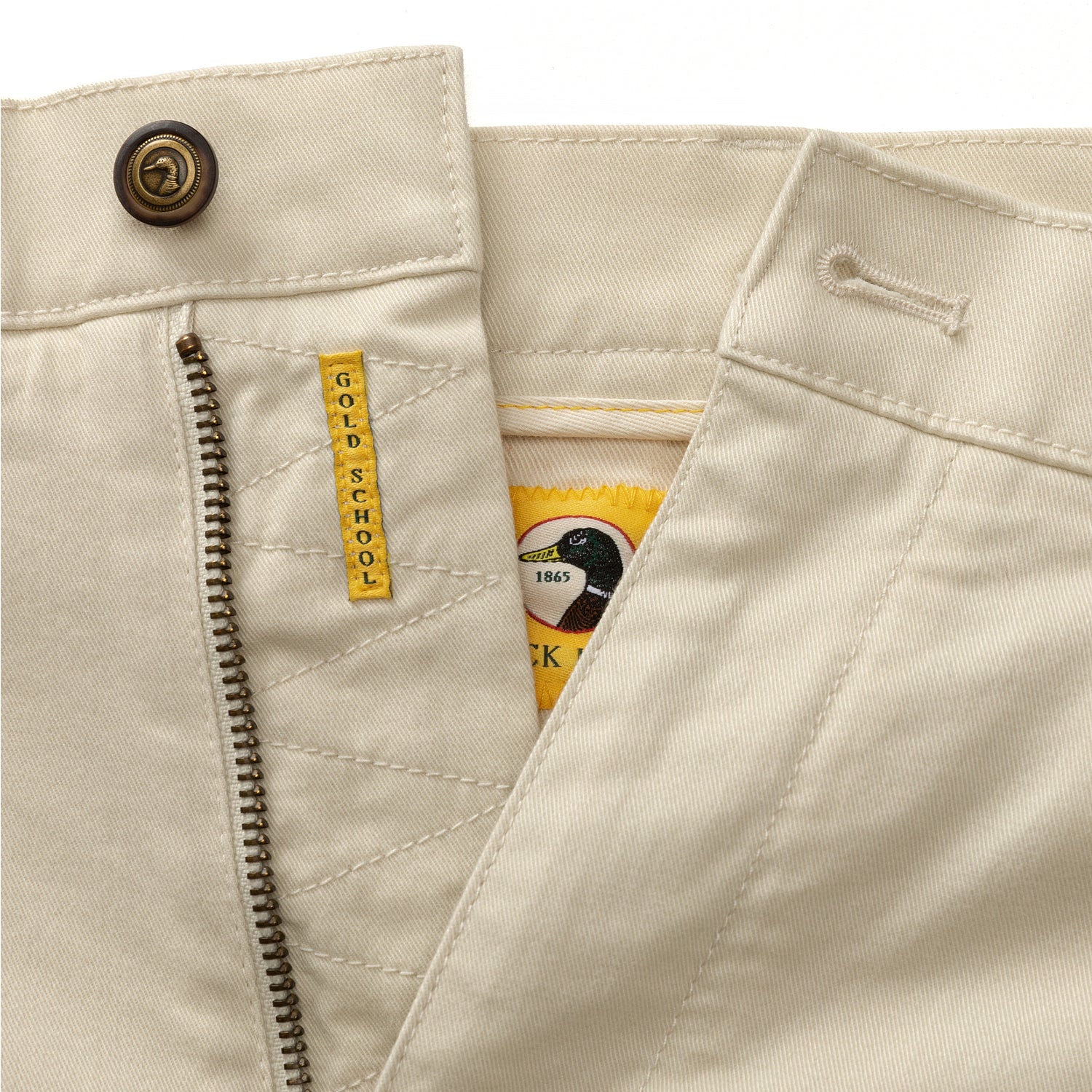 9" Gold School Chino Short - Stone