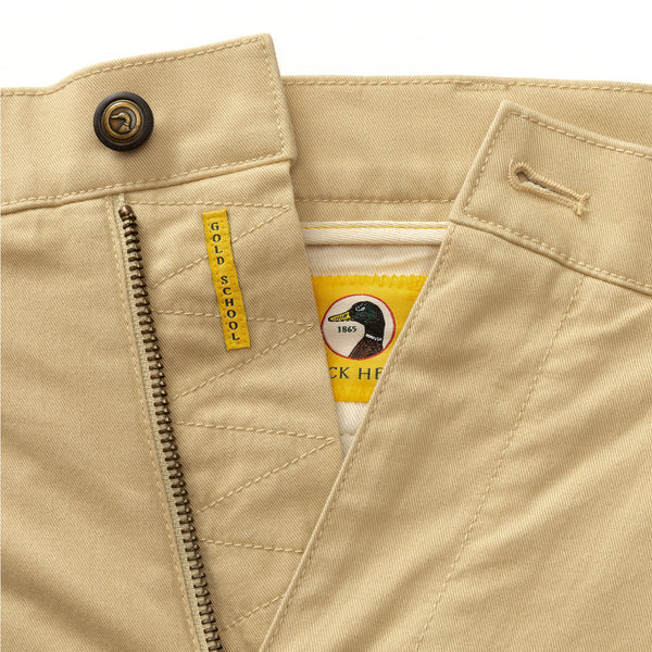 9" Gold School Chino Short - Sand