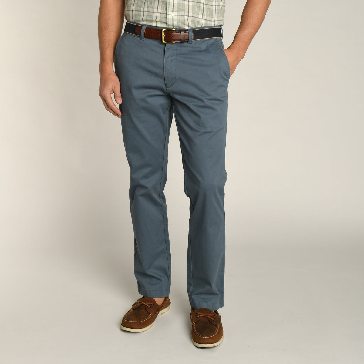 Classic Fit Gold School Chino - Vintage Blue – Duck Head