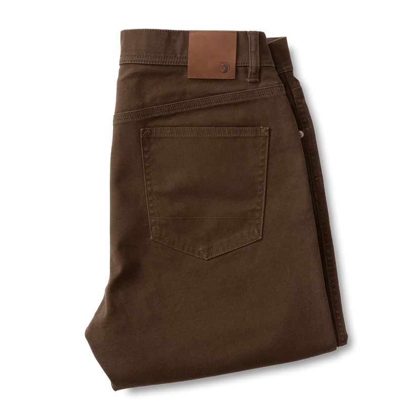 Field Canvas Five-Pocket - Dark Brown