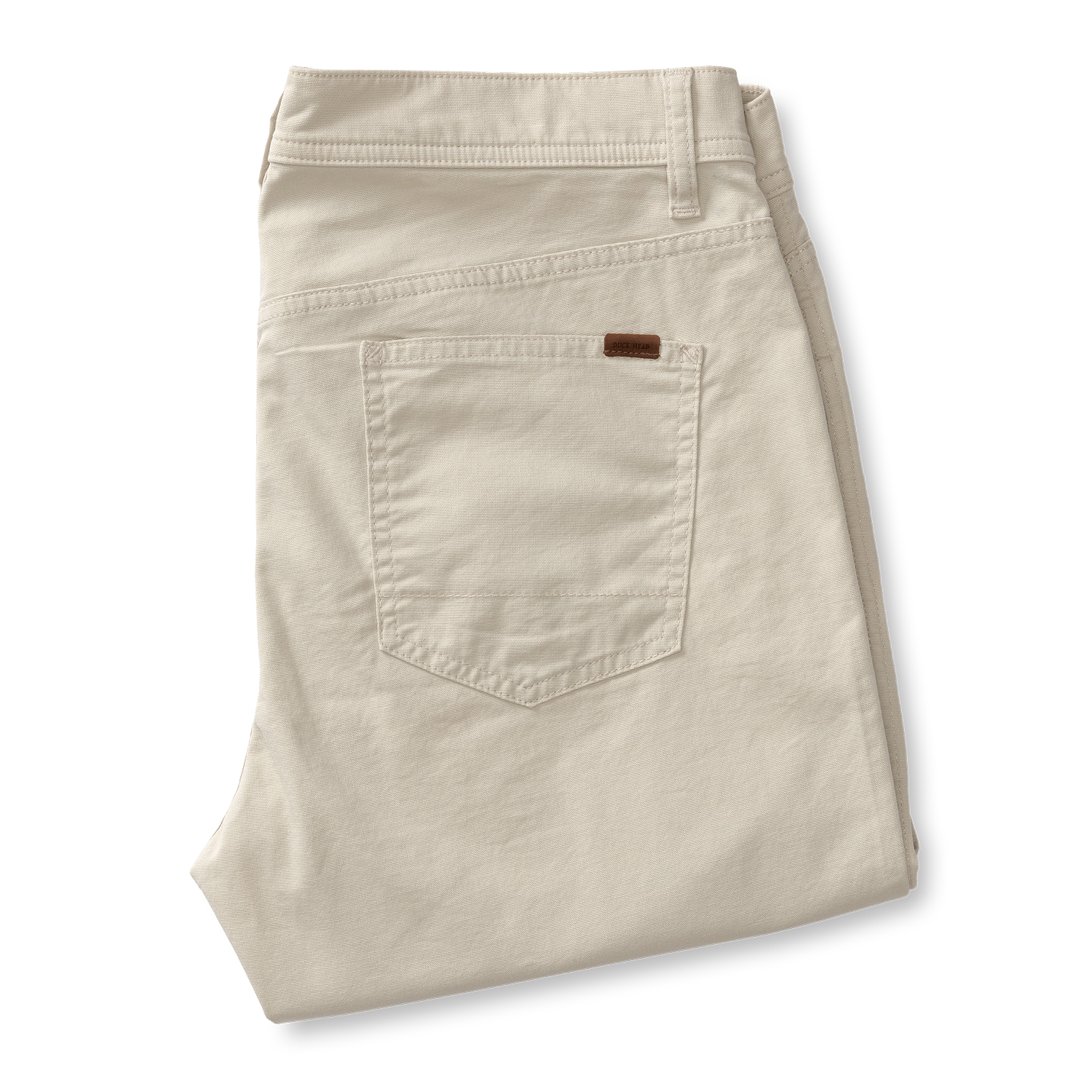 Classic Fit Pinpoint Canvas Five-Pocket - Stone