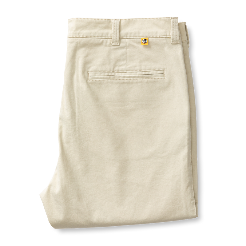 Slim Fit Gold School Chino - Stone
