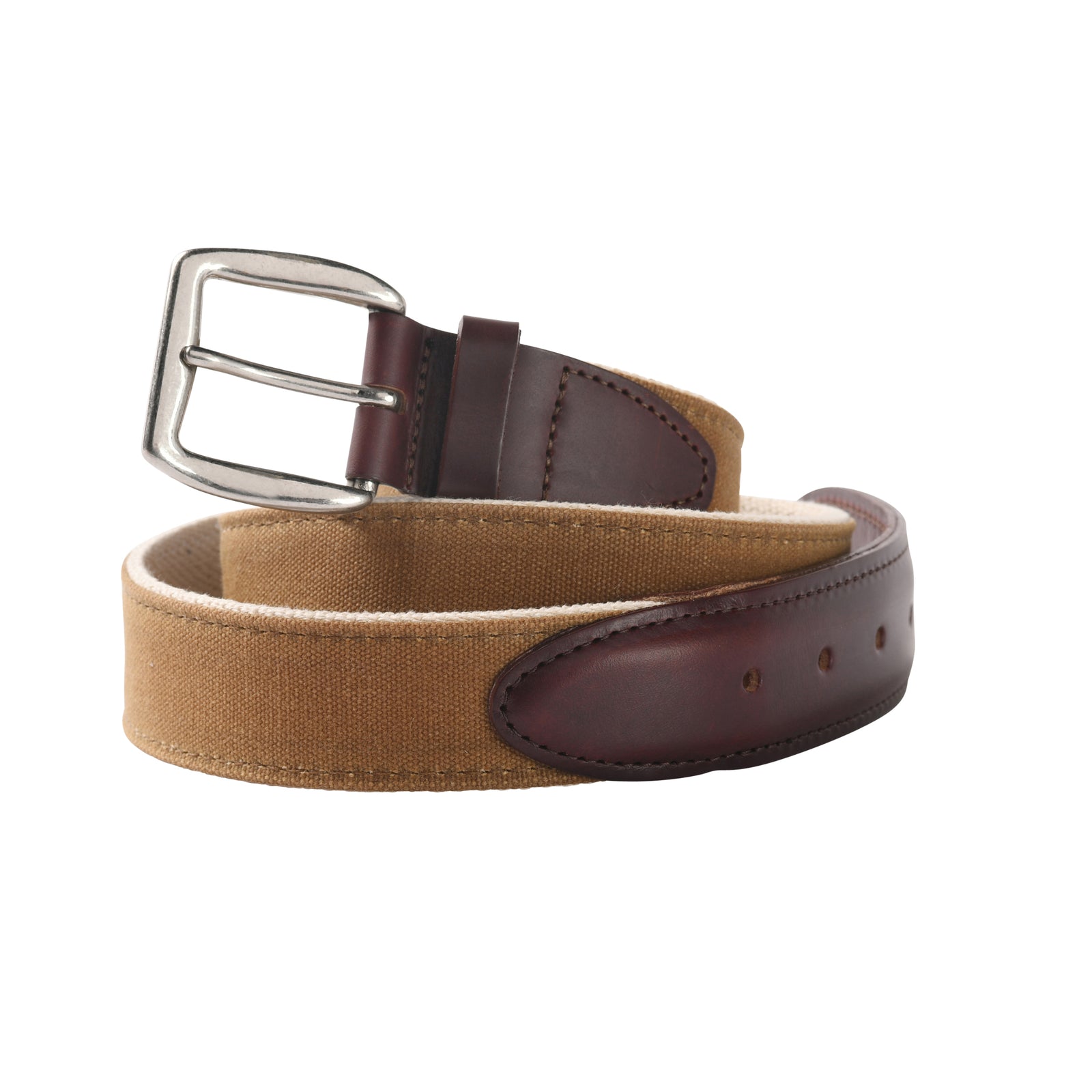Duck Head Waxed Canvas Belt - Tan
